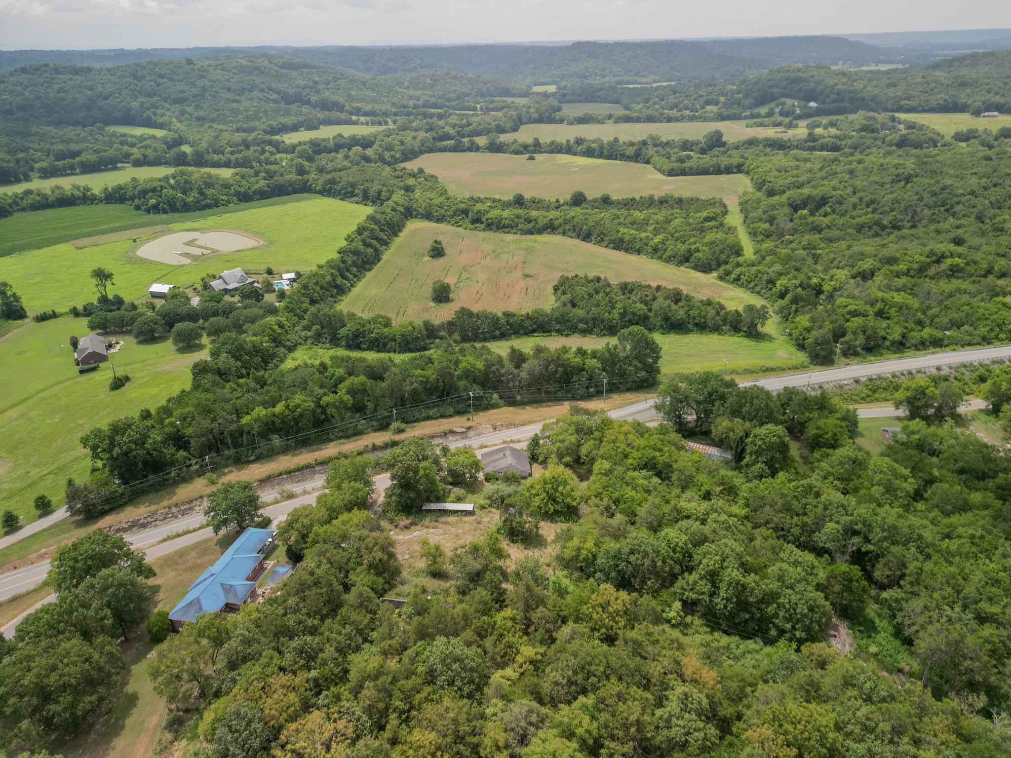 44 Cedar Circle Mulberry, TN 37359 - Photo 20 of 20 an aerial view of river residential houses with outdoor space and trees