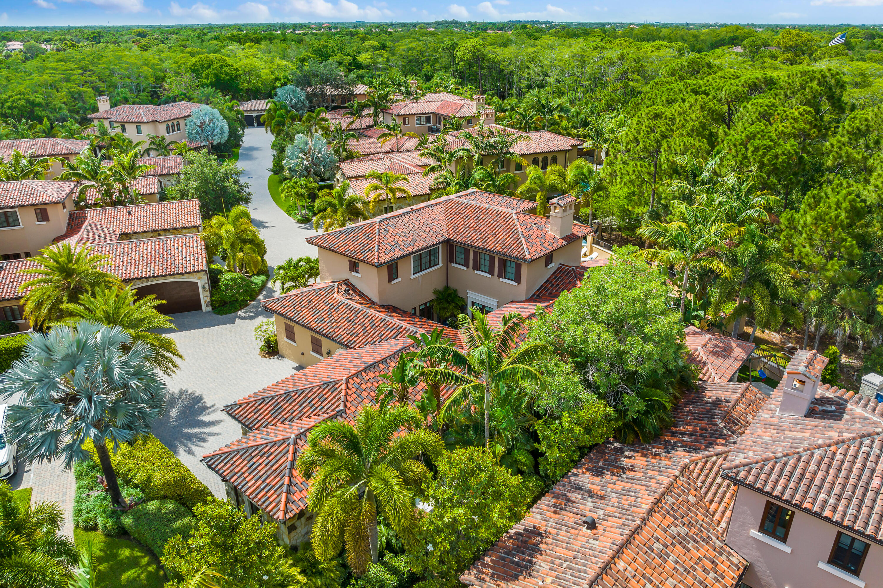 426 Via Del Orso Drive Jupiter, FL 33477 - Photo 4 of 54 an aerial view of a house with a garden