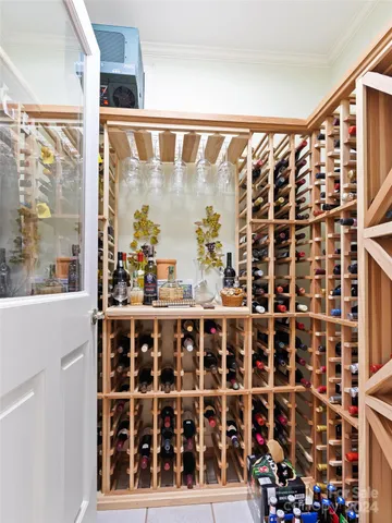 a view of a storage & utility room with washer and dryer