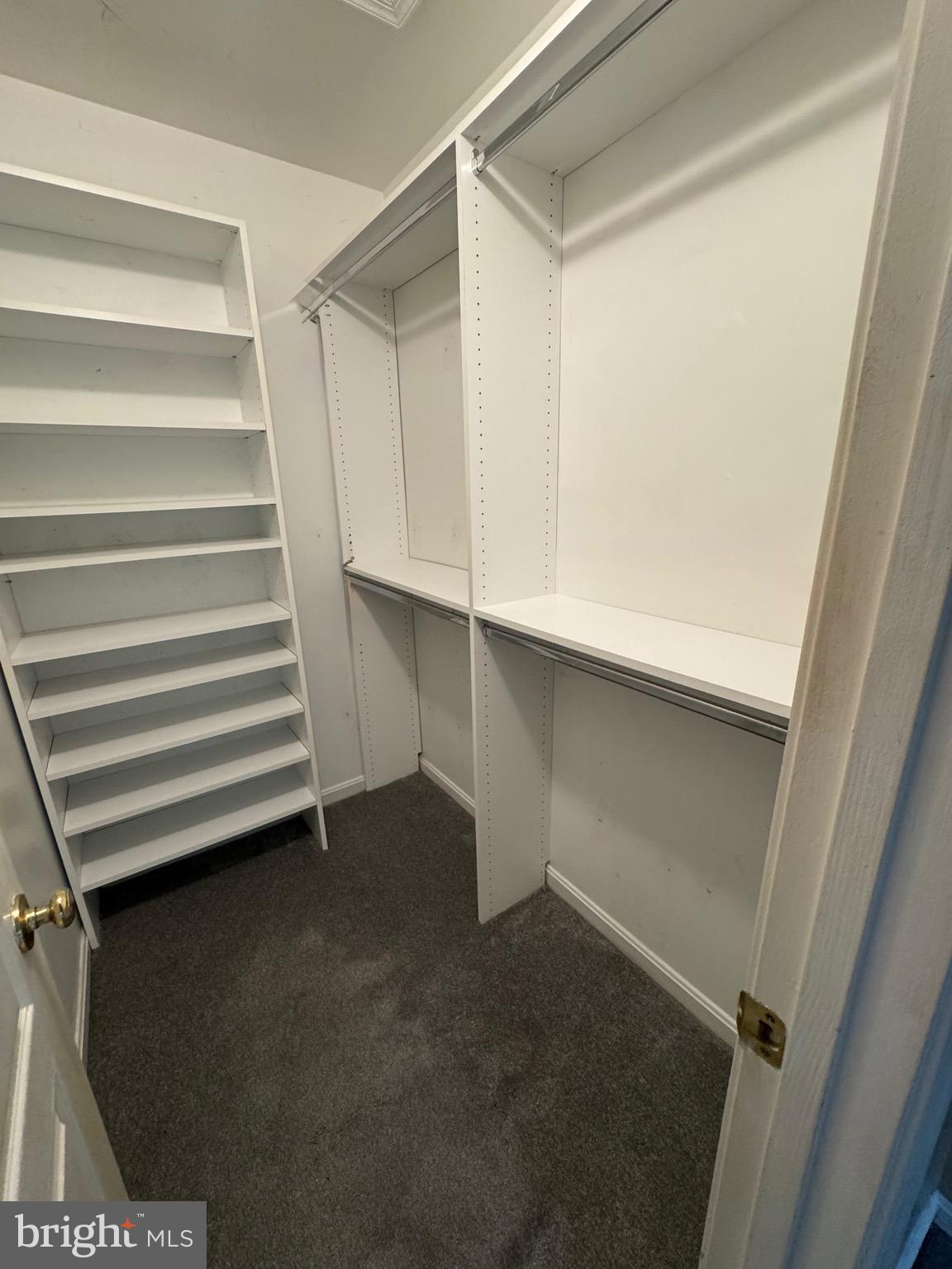7705 Periwinkle Way, Unit 71 Severn, MD 21144 - Photo 20 of 28 a view of walk in closet with empty racks