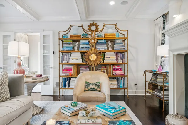 a view of living room and kitchen with furniture