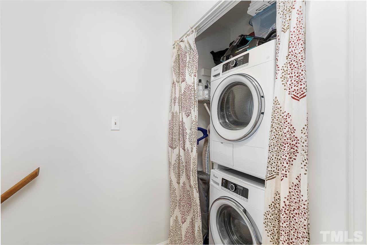 1400 Barton Pl Drive Raleigh, NC 27608 - Photo 16 of 25 a utility room with dryer and washer