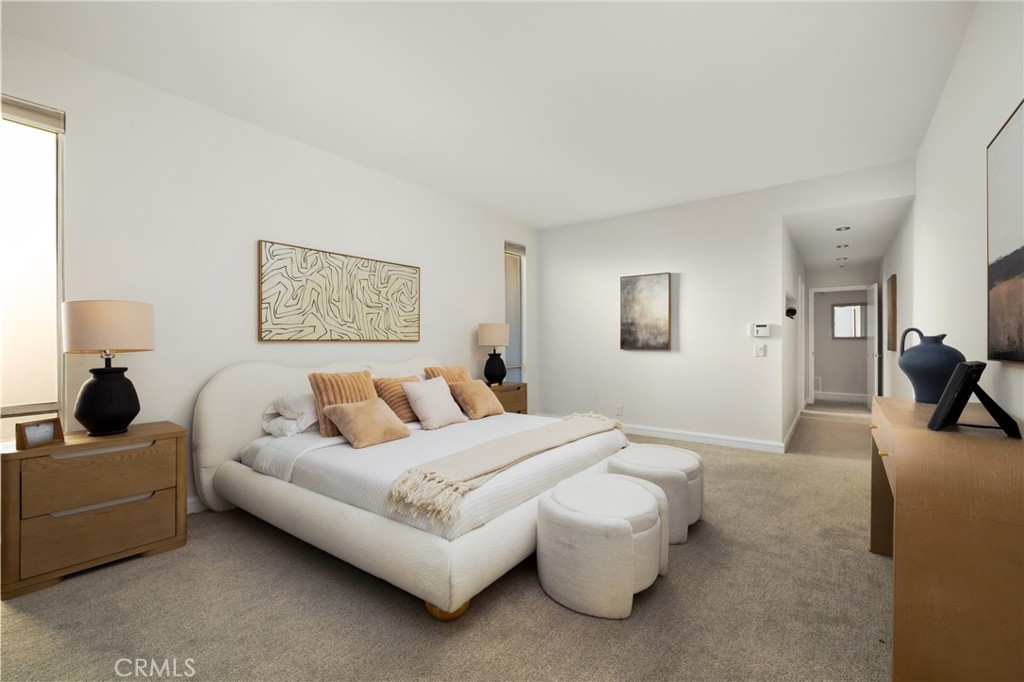 598 Camillo Road Sierra Madre, CA 91024 - Photo 37 of 75 a bedroom with a bed and a couch