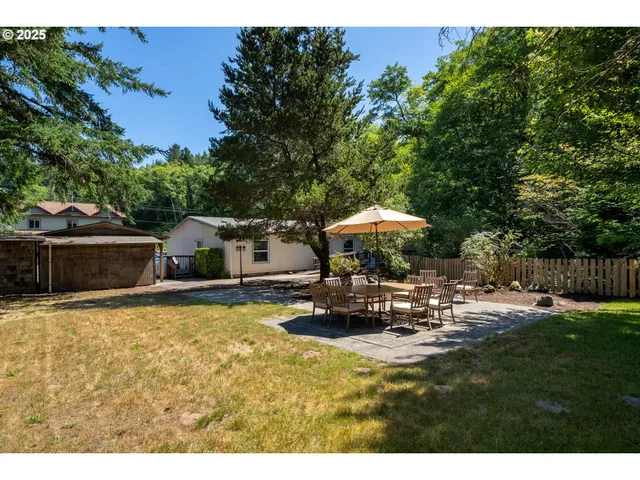 a view of wooden deck