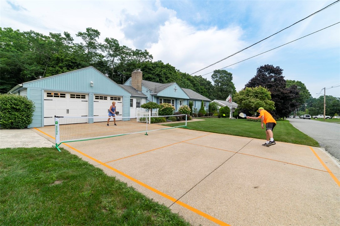 57 Shenandoah Road Warwick, RI 02886 - Photo 2 of 39 Driveway/Pickleball court