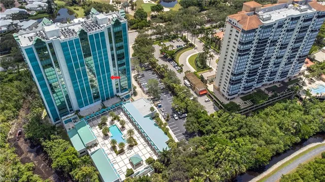 a bird view of building