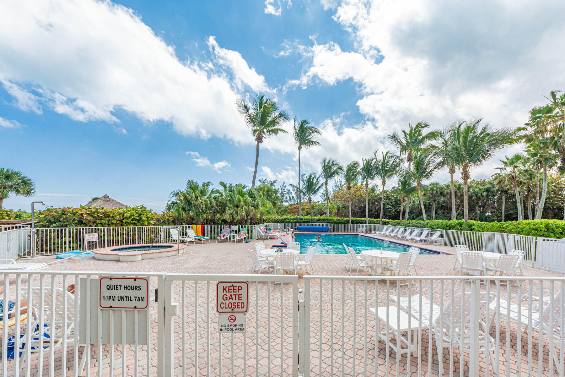 2700 North Hwy A1A, Unit 307 Hutchinson Island, FL 34949 - Photo 13 of 51 a view of swimming pool from a balcony