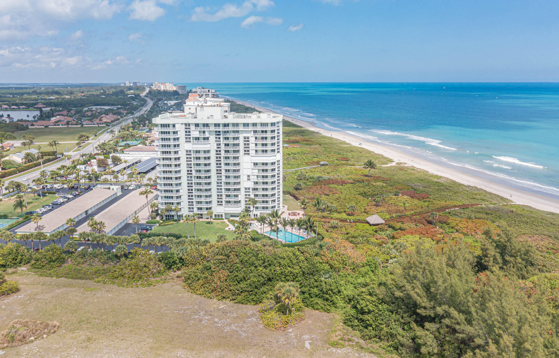2700 North Hwy A1A, Unit 307 Hutchinson Island, FL 34949 - Photo 18 of 51 a view of an ocean view and city