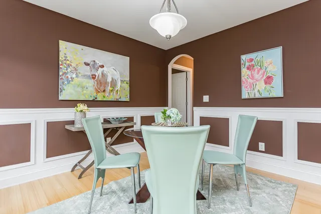 a view of a two chairs in the roof deck