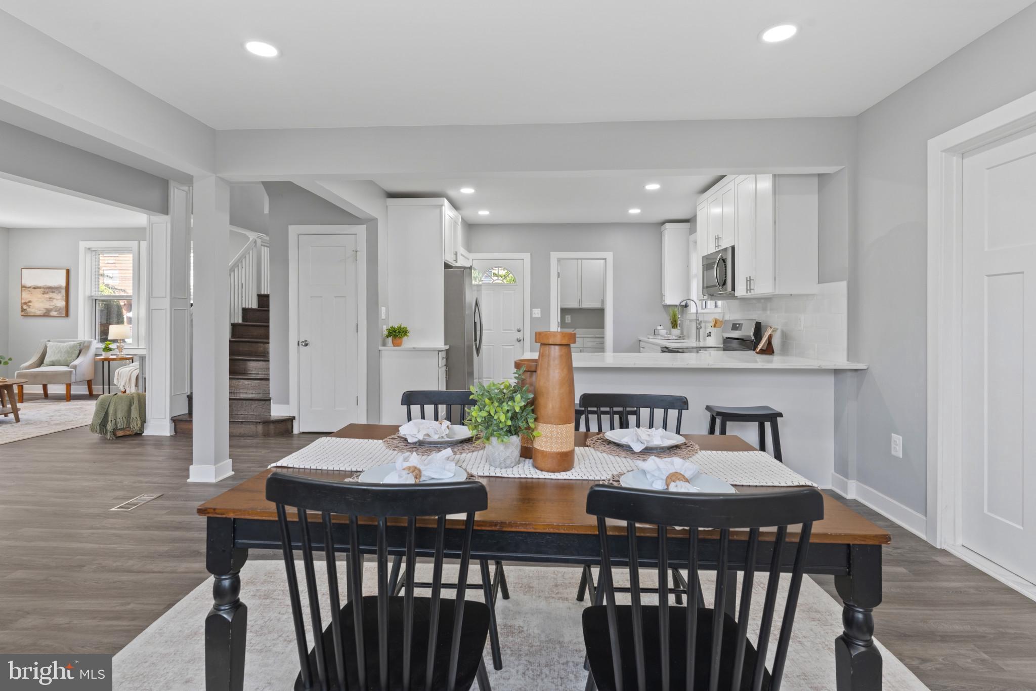 5728 Clover Road Baltimore, MD 21215 - Photo 8 of 40 a view of a dining room and furniture