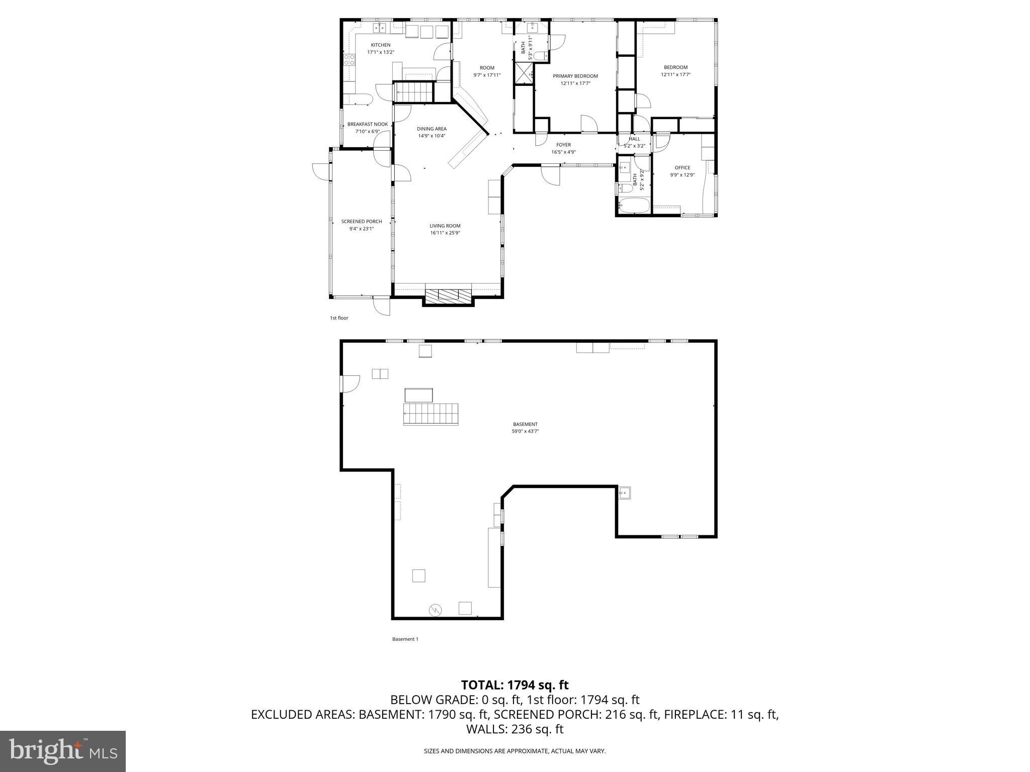 23 Lake Street Bridgeton, NJ 08302 - Photo 58 of 58 a black and white photo of a room