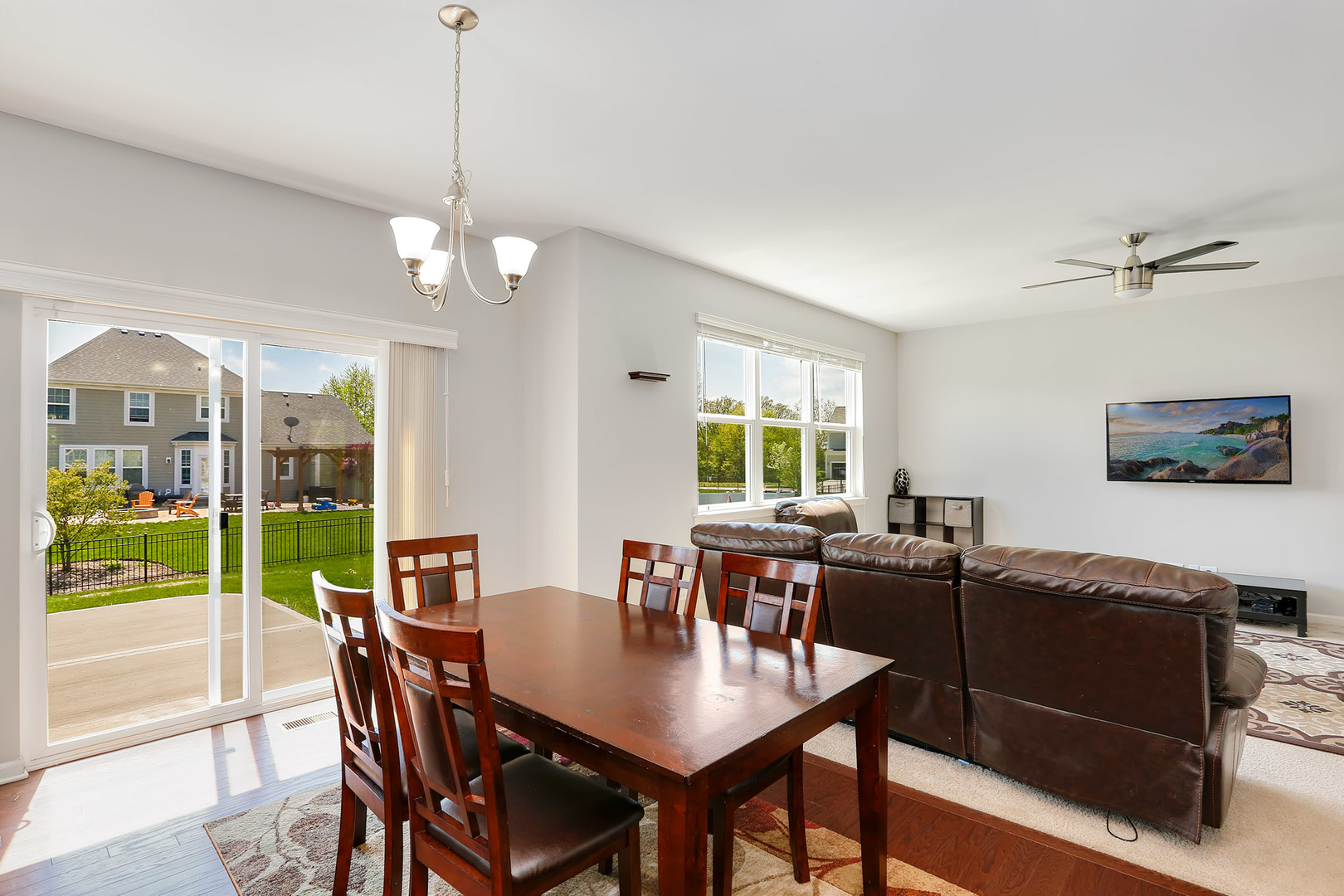3531 English Prairie Road Elgin, IL 60124 - Photo 13 of 34 a view of a dining room with furniture window and outside view