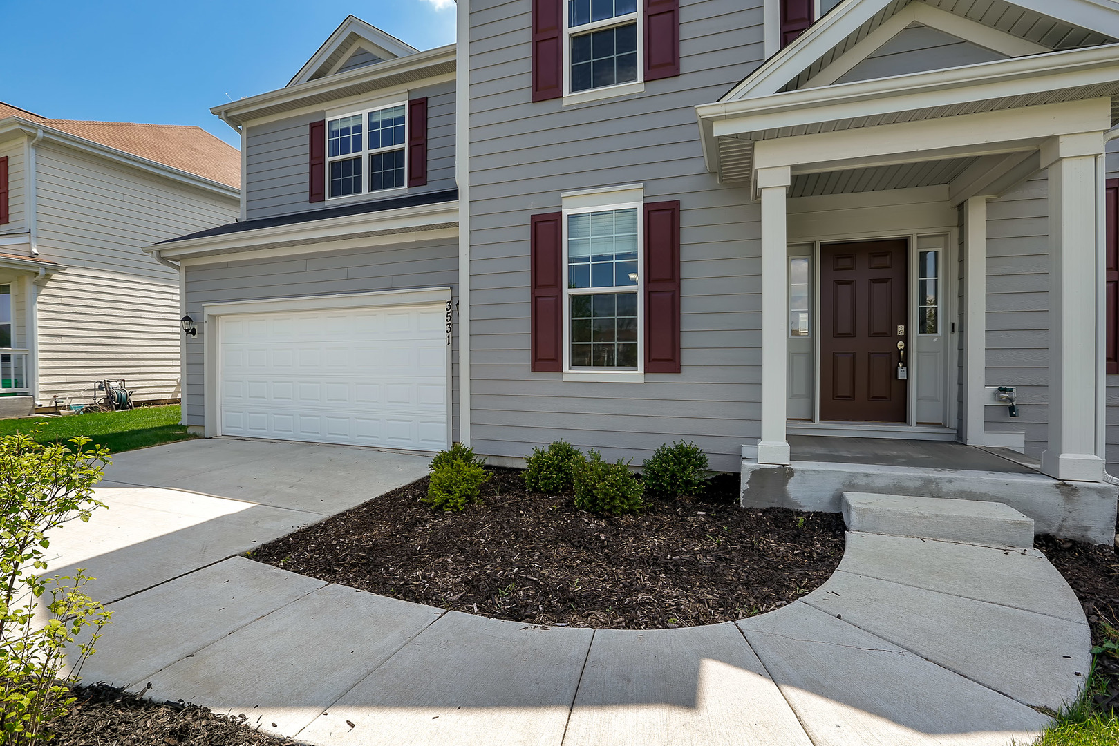 3531 English Prairie Road Elgin, IL 60124 - Photo 3 of 34 a front view of a house with garden