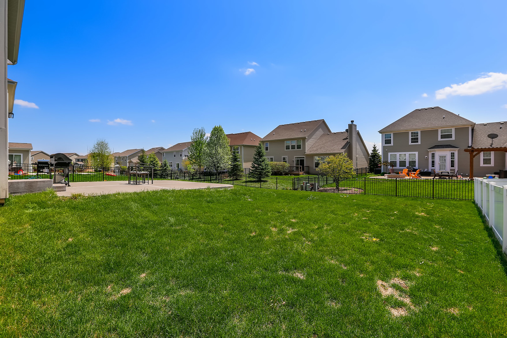 3531 English Prairie Road Elgin, IL 60124 - Photo 26 of 34 a view of a big house with a big yard and large trees