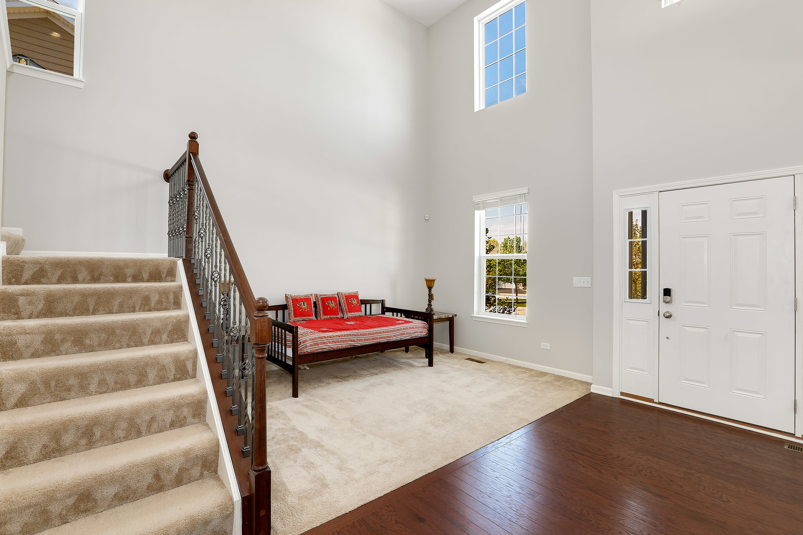 3531 English Prairie Road Elgin, IL 60124 - Photo 4 of 34 a view of entryway and hall with wooden floor