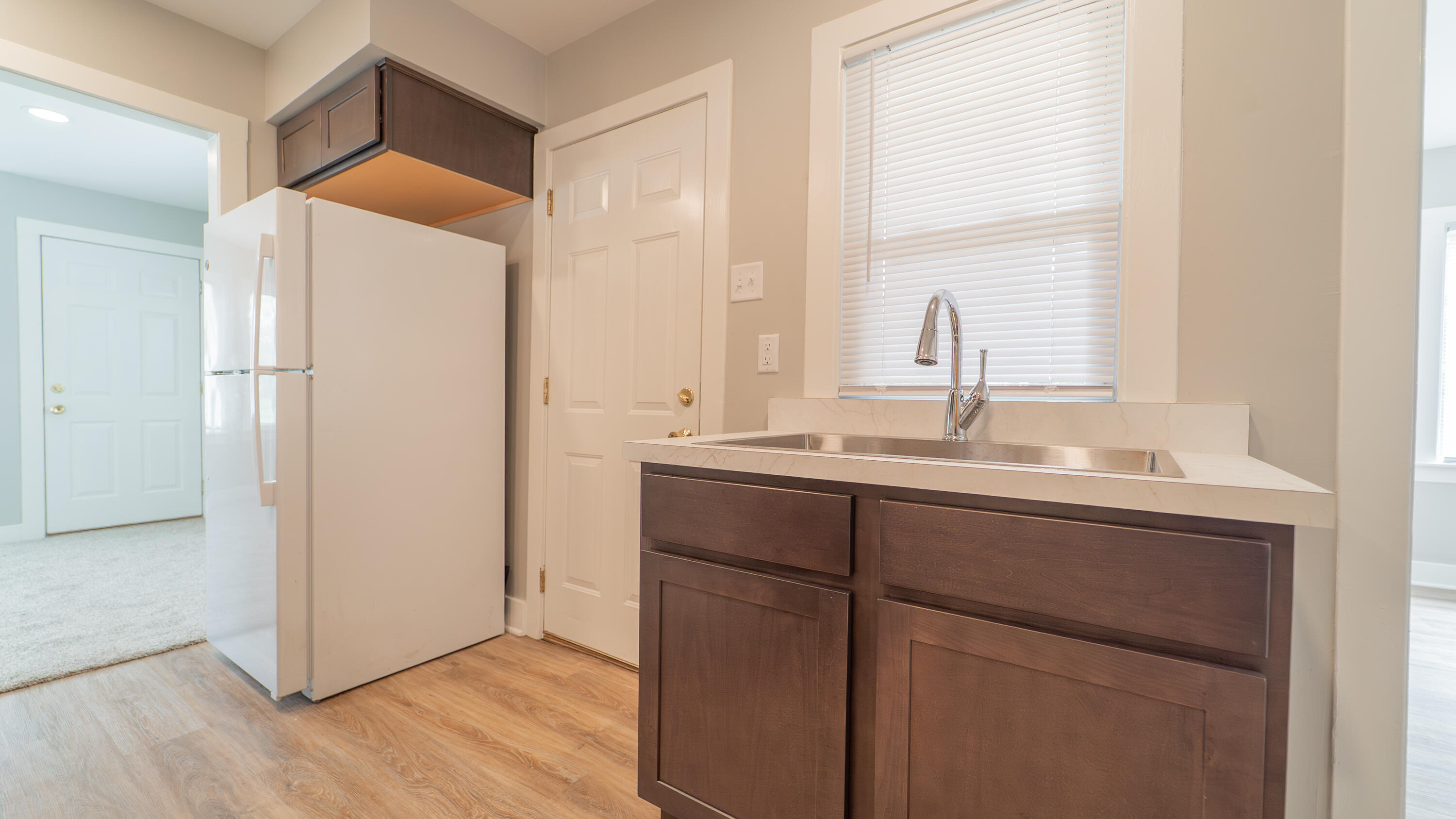 2459 South St Road Valparaiso, IN 46385 - Photo 8 of 24 a bathroom with a sink and a mirror