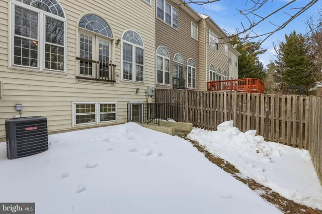 a backyard of a house