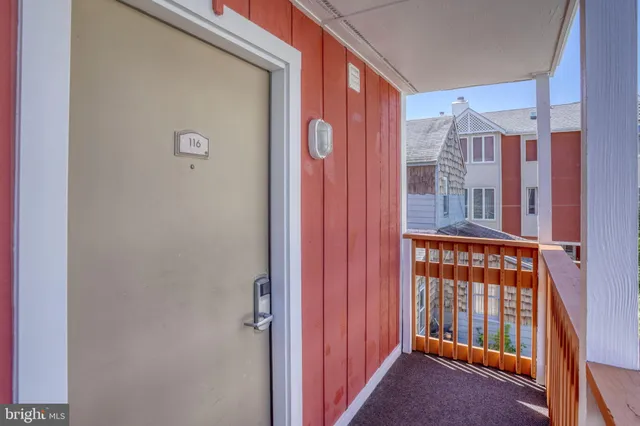 a view of front door