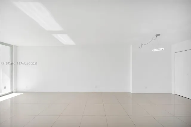 a view of an empty room