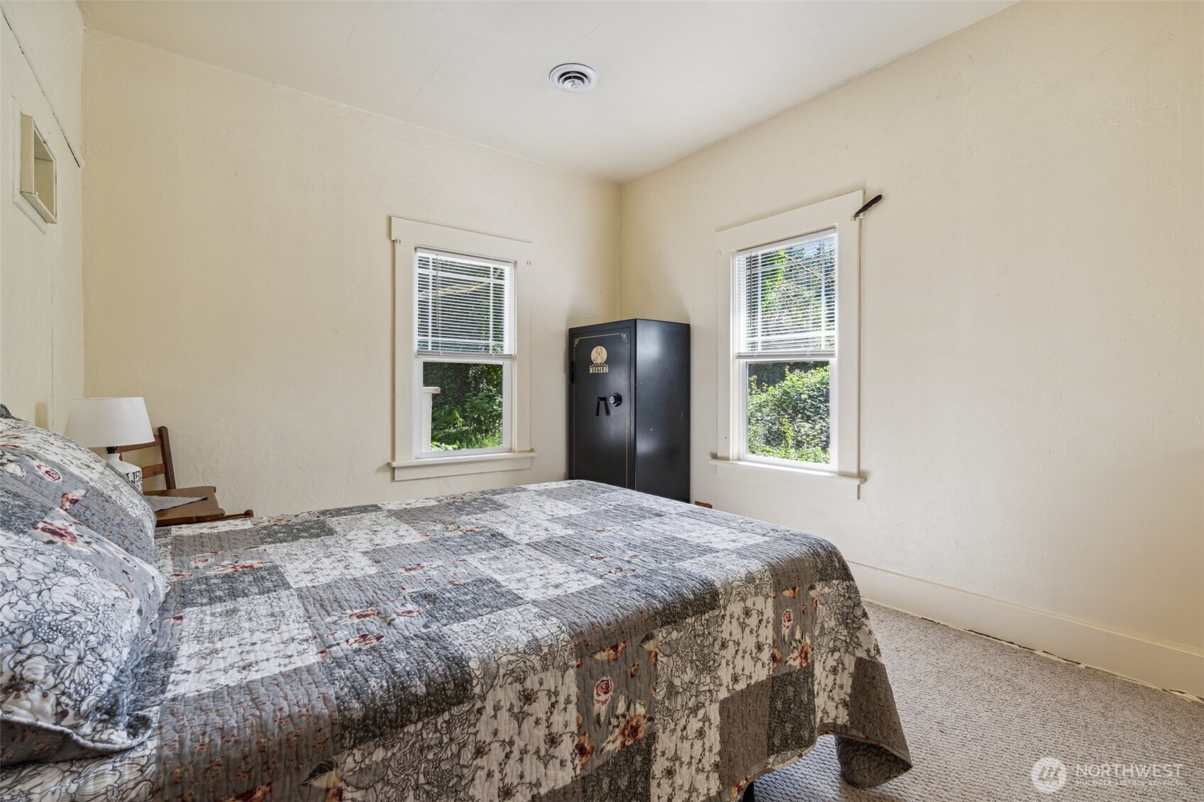 3381 Centralia Alpha Road Onalaska, WA 98570 - Photo 16 of 30 a bedroom with a bed and a window