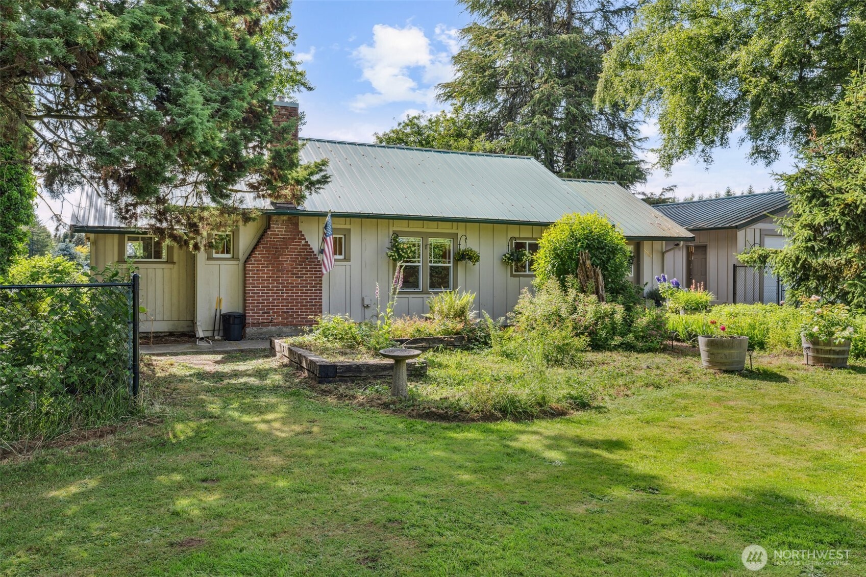 3381 Centralia Alpha Road Onalaska, WA 98570 - Photo 19 of 30 a front view of a house with garden