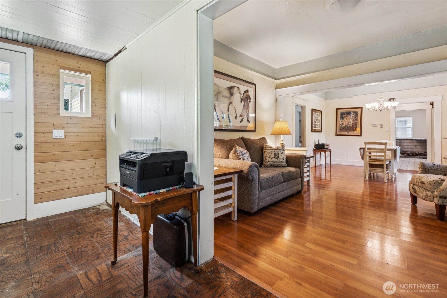 3381 Centralia Alpha Road Onalaska, WA 98570 - Photo 3 of 30 a living room with furniture and a flat screen tv