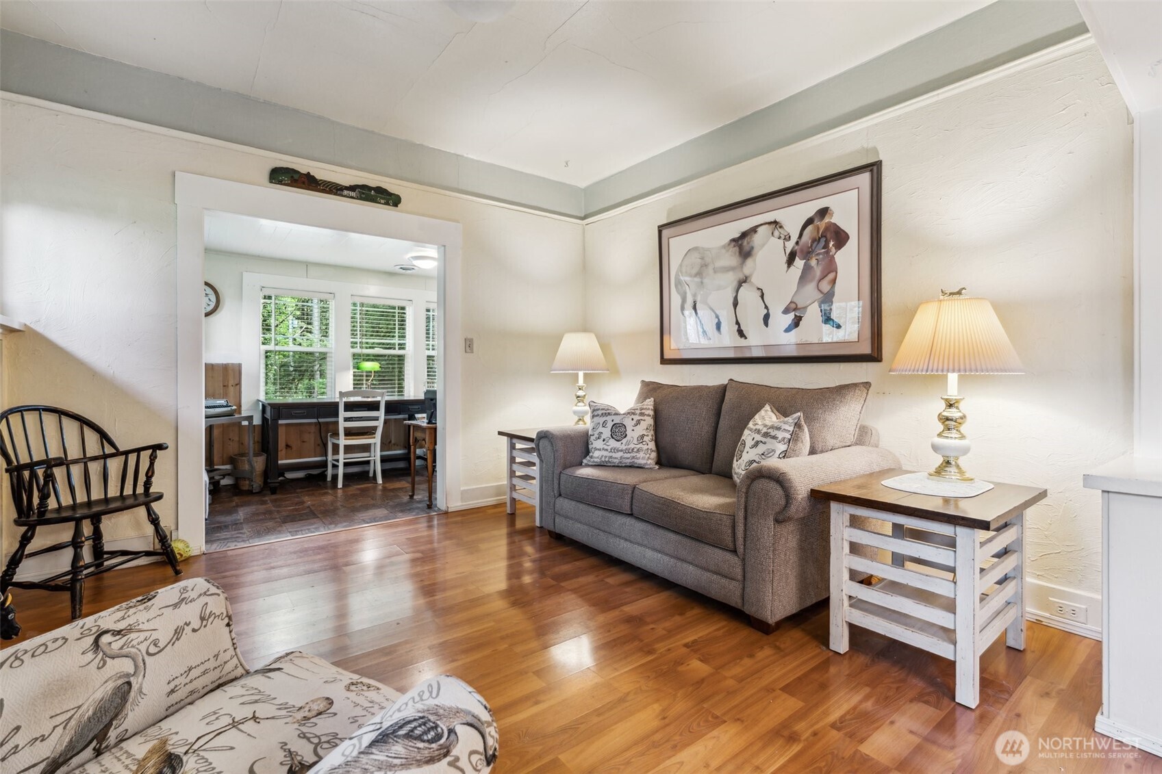 3381 Centralia Alpha Road Onalaska, WA 98570 - Photo 6 of 30 a living room with furniture and a large window