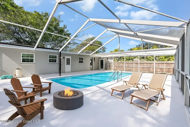 a outdoor space with patio