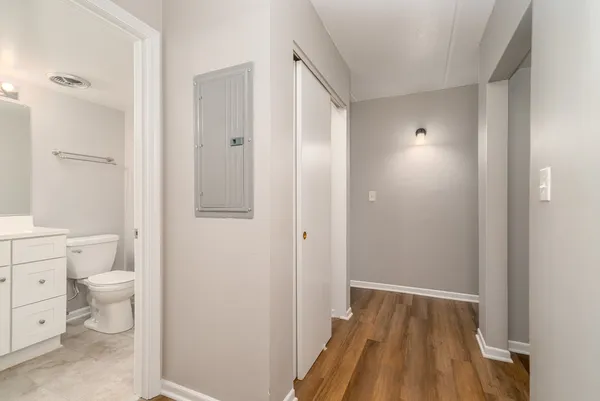 a bathroom with a sink and a toilet