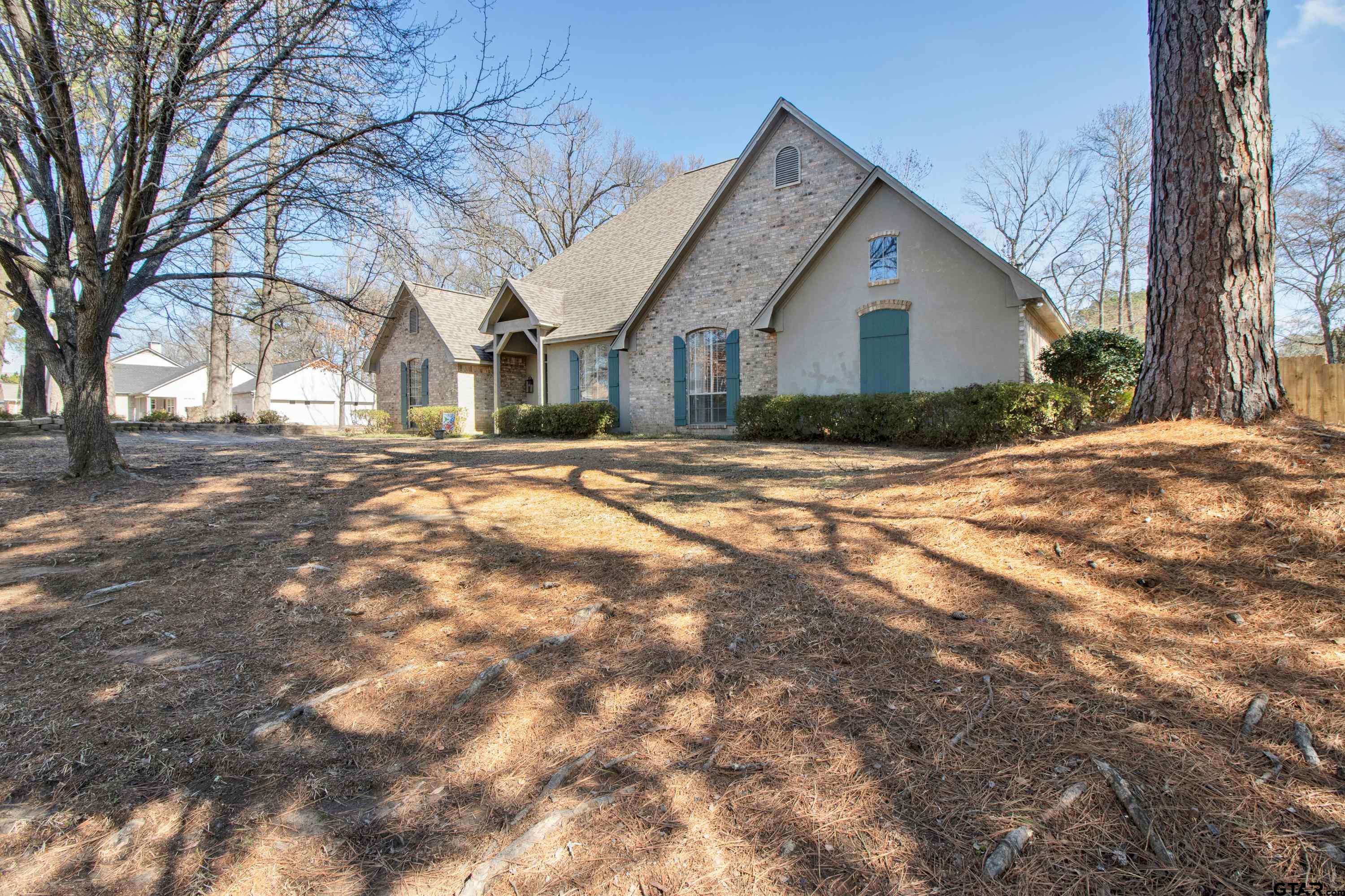 3800 Holly Ridge Drive Longview, TX 75605 - Photo 3 of 38 a view of a house with a yard covered in snow