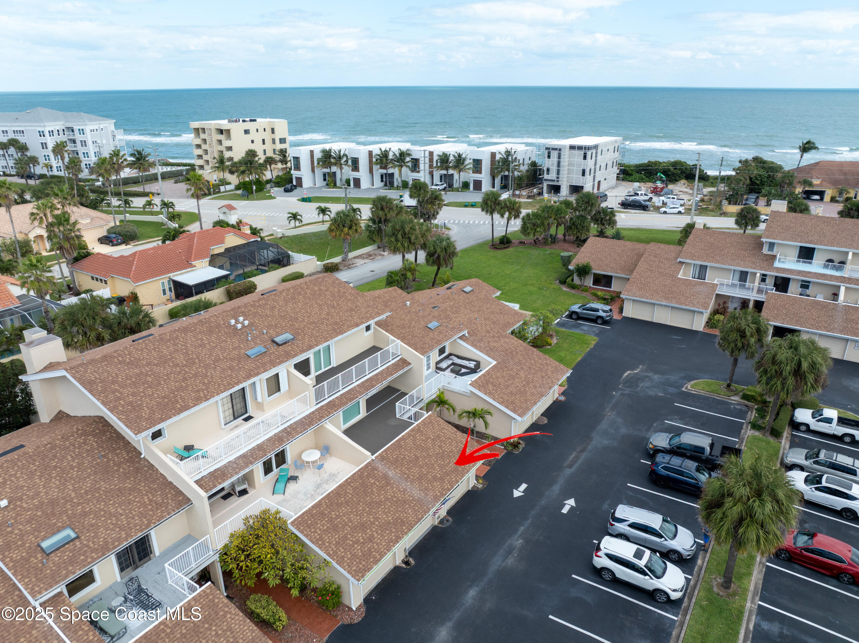 101 La Costa Street, Unit 6B Melbourne, FL 32951 - Photo 17 of 24 an aerial view of a city with lots of residential buildings