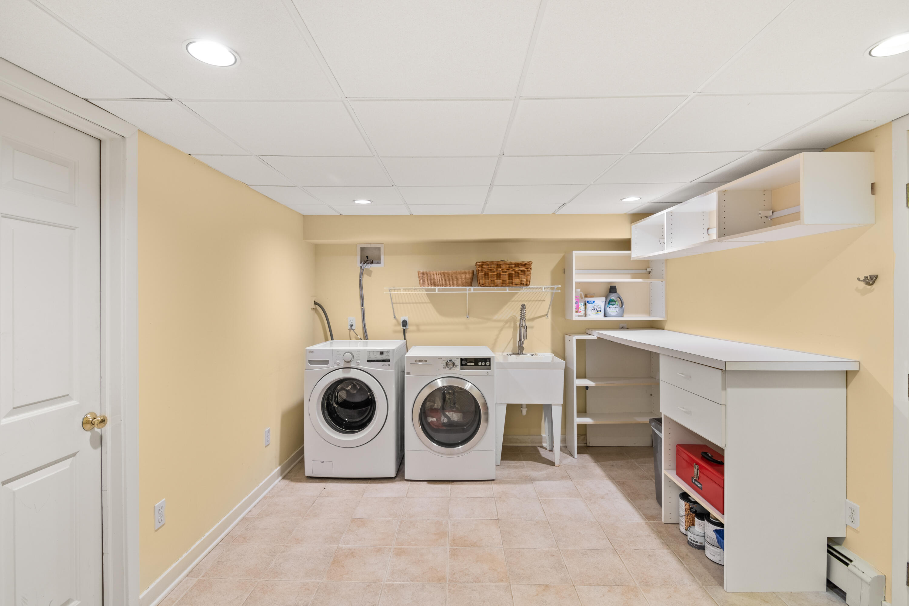 3 Old Field Road Rowayton, CT 06853 - Photo 23 of 29 a utility room with dryer and washer