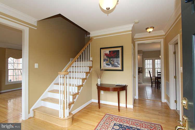 4619 Brightwood Road Olney, MD 20832 - Photo 4 of 30 Foyer with hardwood floors