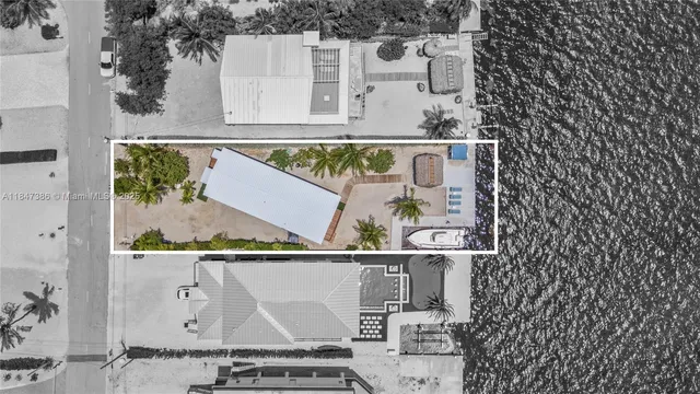 a front view of a building with street