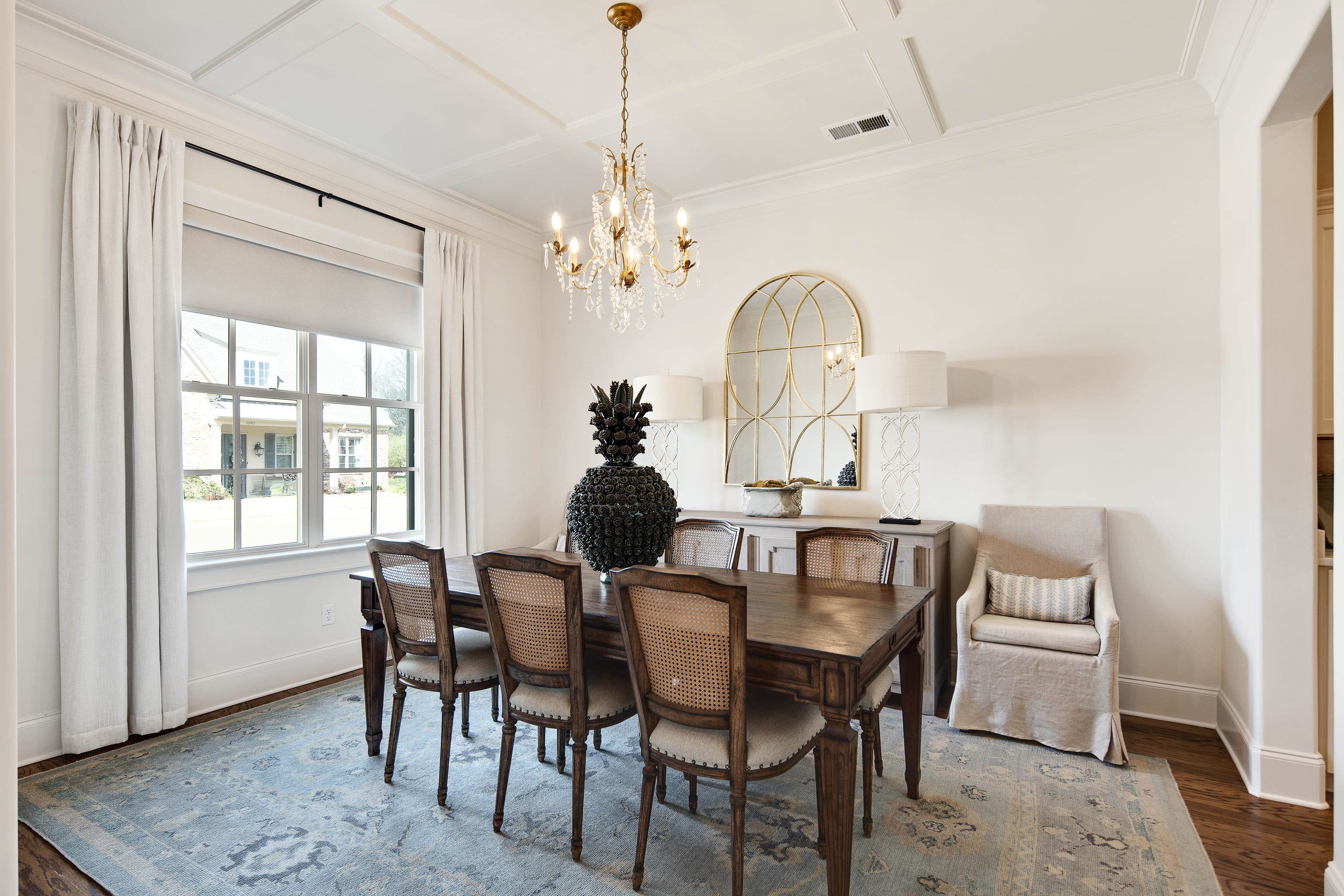 1389 Peyton Parkway Collierville, TN 38017 - Photo 3 of 38 a view of a dining room with furniture window and wooden floor