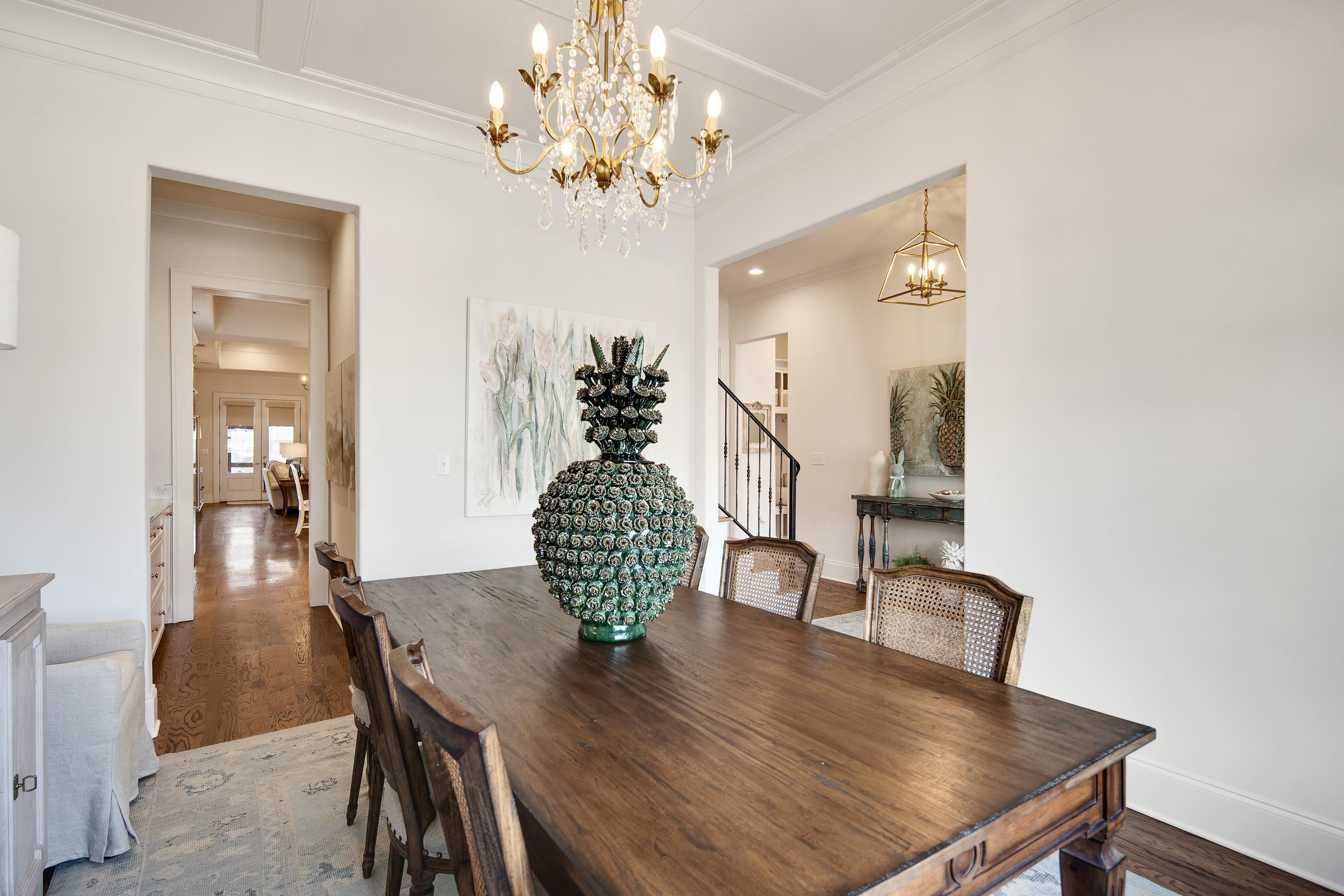 1389 Peyton Parkway Collierville, TN 38017 - Photo 4 of 38 a view of a dining room with furniture and wooden floor