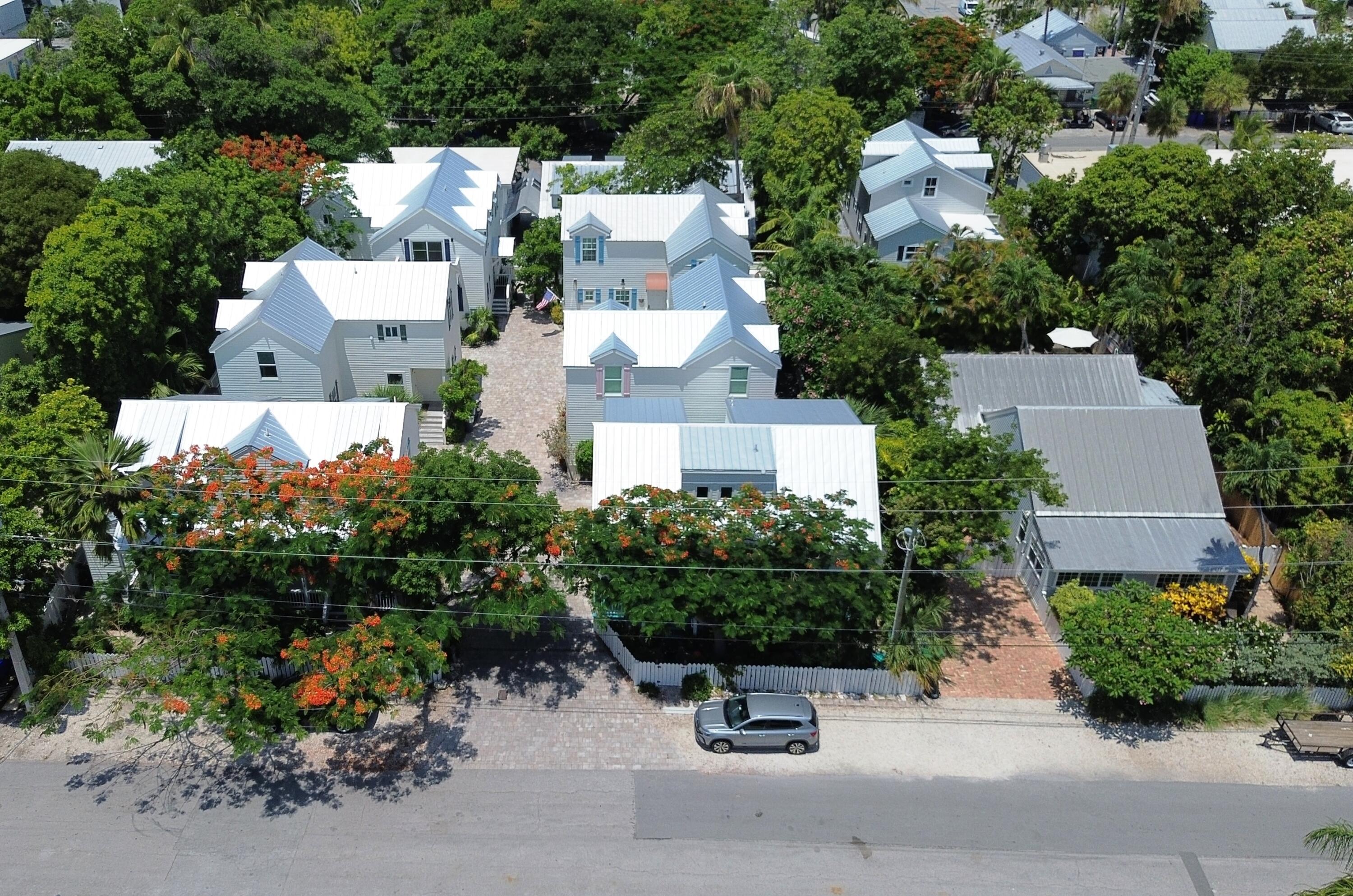 1316 Royal Street, Unit 6 Key West, FL 33040 - Photo 41 of 43 Aerial View of Royal Poinciana
