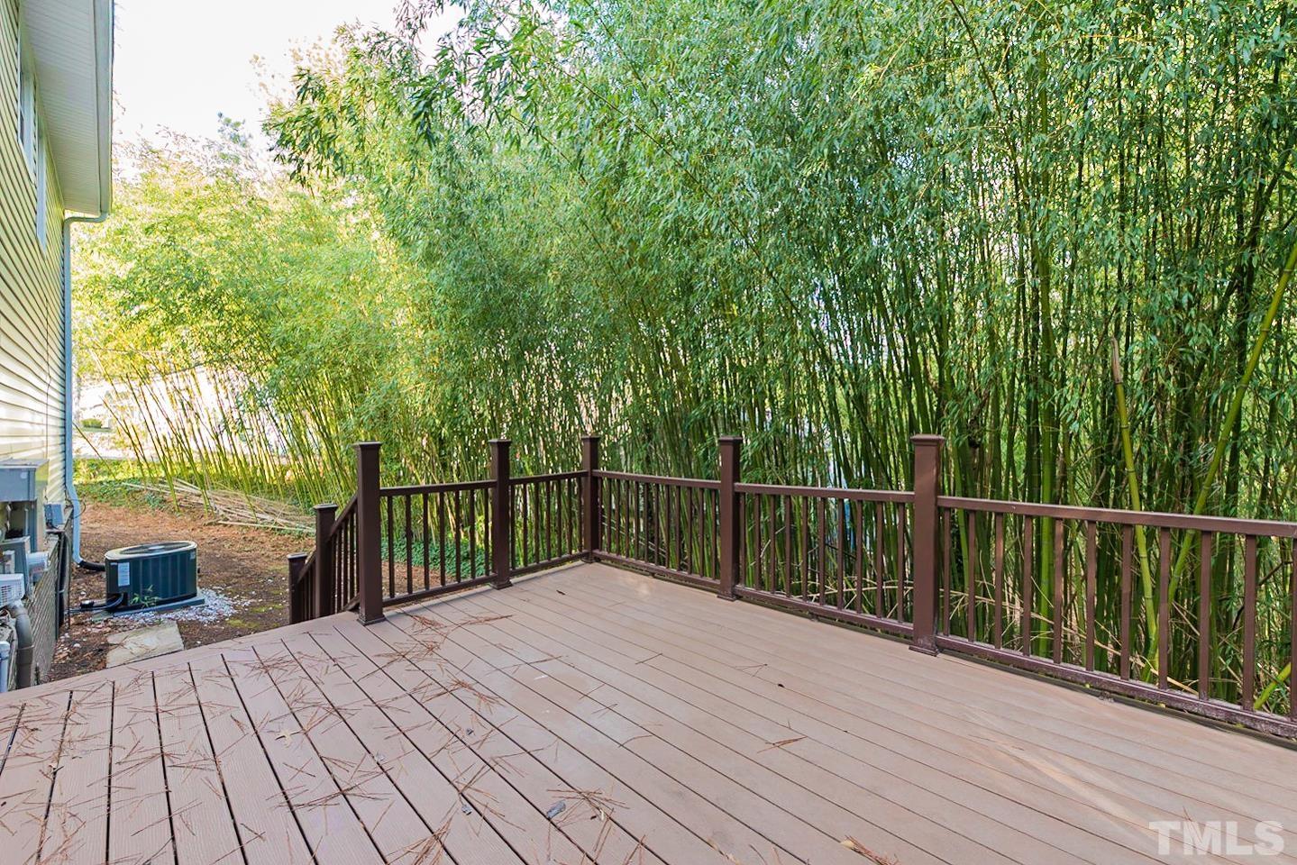 3601 Dixon Road Durham, NC 27707 - Photo 27 of 27 a view of balcony with wooden floor and fence