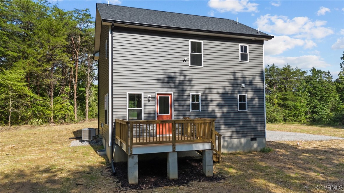 726 Stoney Point Road Cumberland, VA 23040 - Photo 29 of 32 a view of a house with backyard and wooden fence