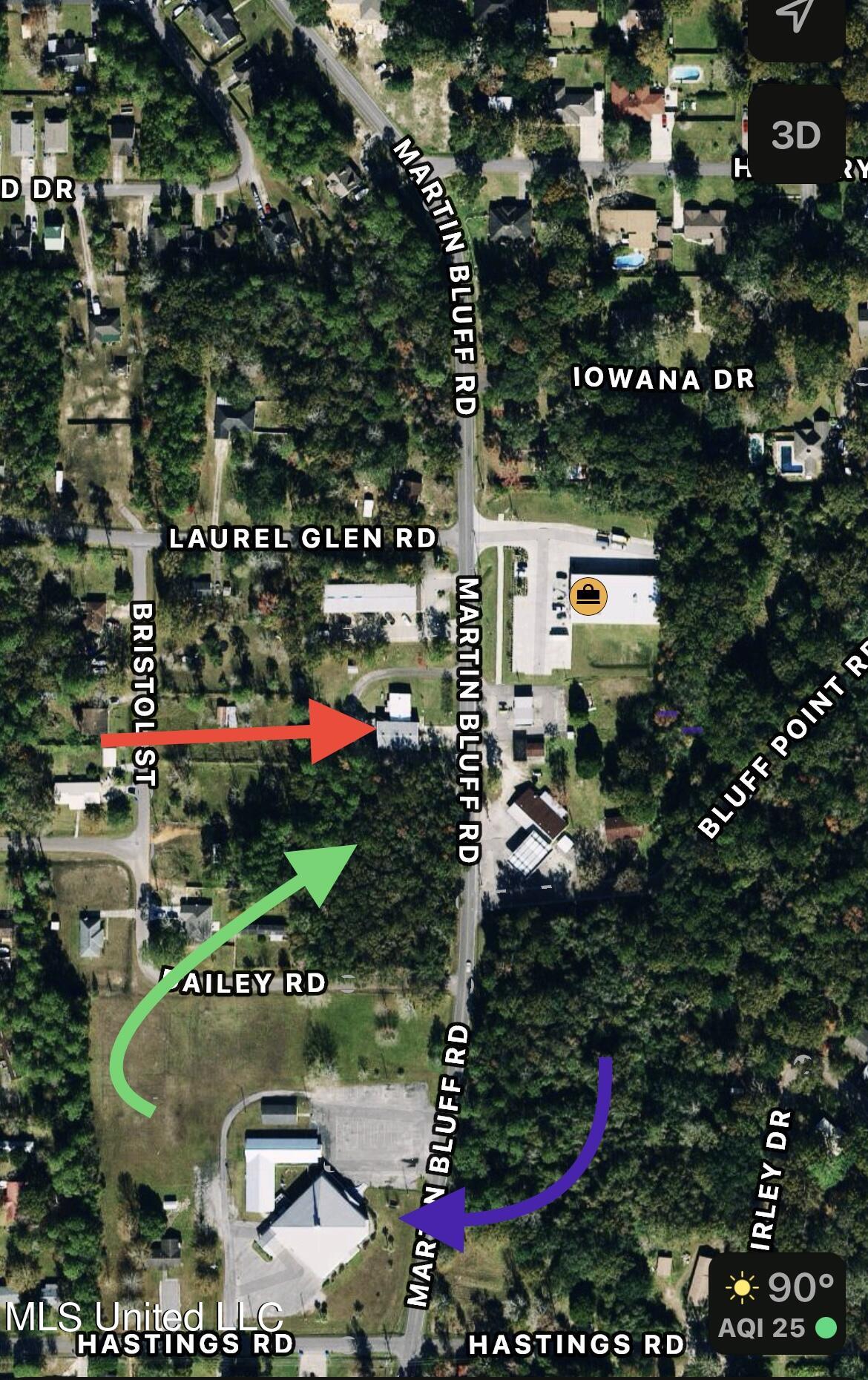 0 North Martin Bluff Road Gautier, MS 39553 - Photo 3 of 16 Location map
