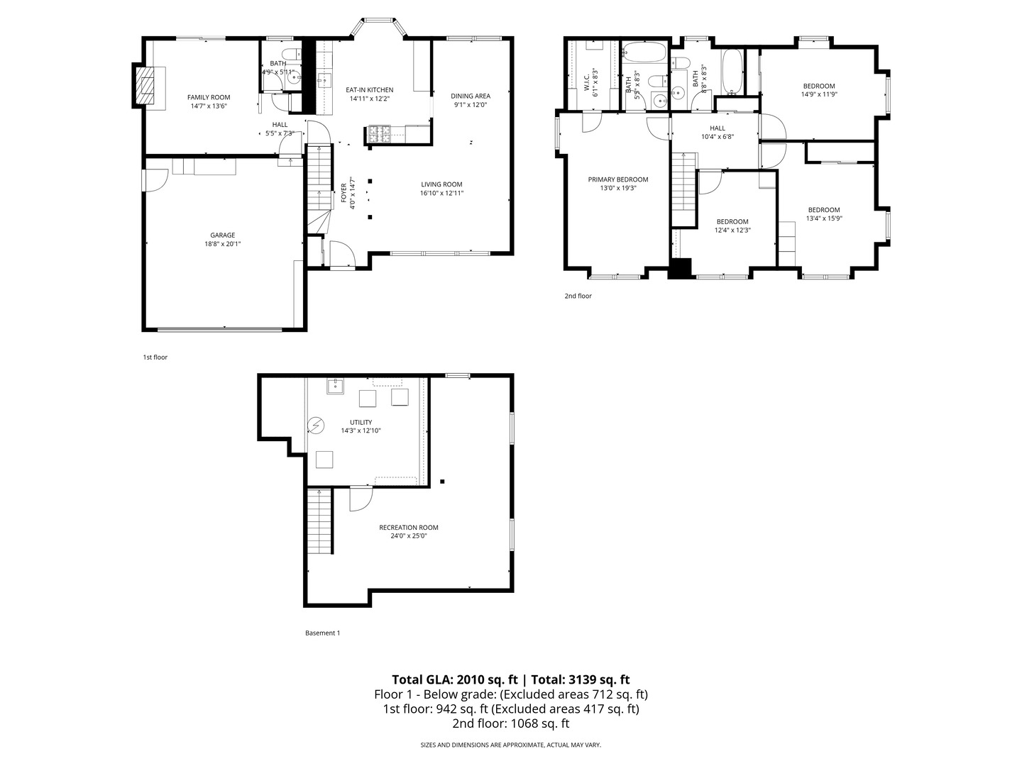 533 Beck Road Lindenhurst, IL 60046 - Photo 19 of 19 a picture of a floor plan