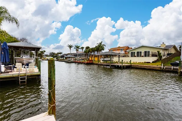 a view of living room with a large window