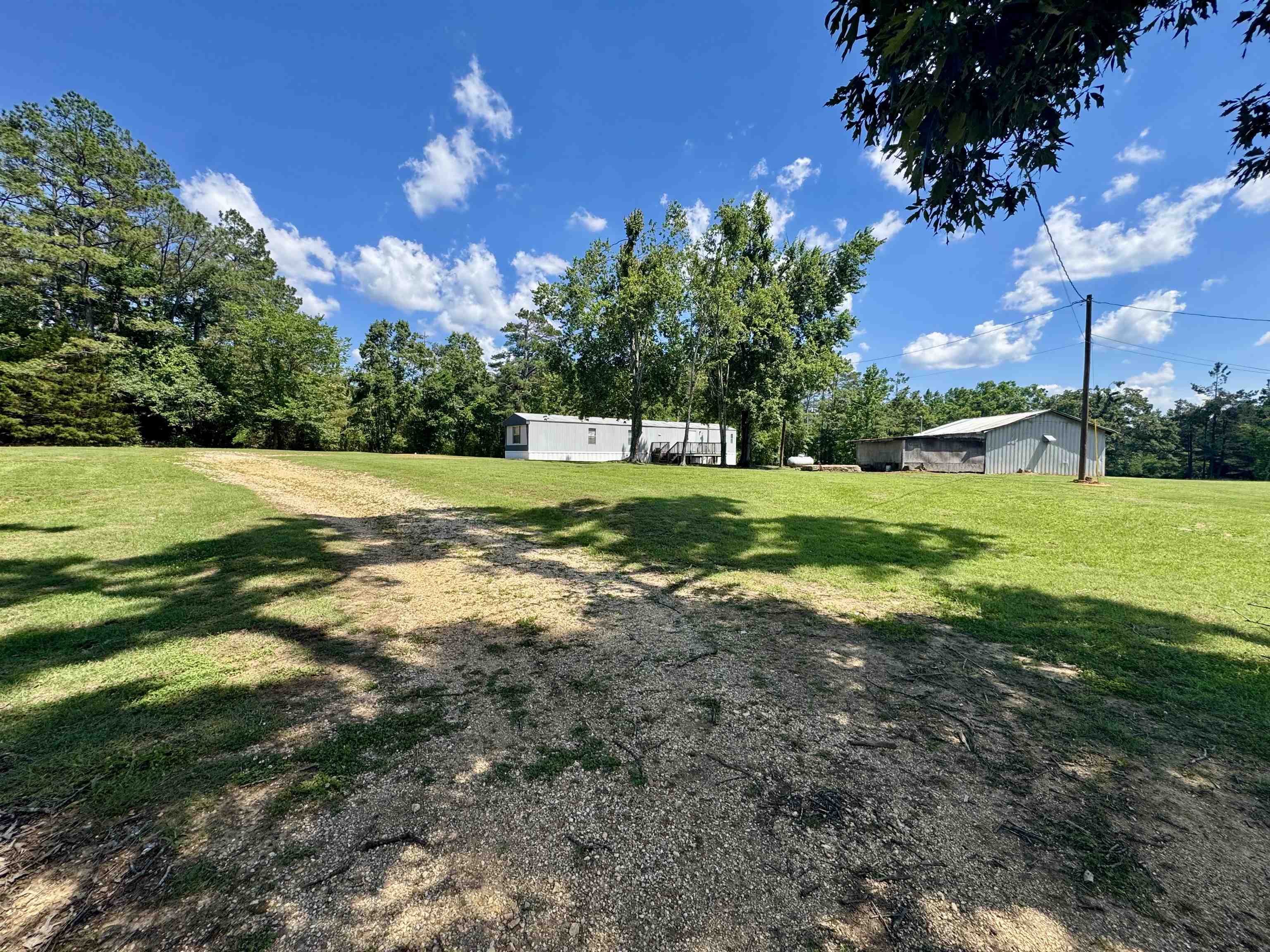 2511 Watkins Road Michie, TN 38357 - Photo 7 of 40 Gravel driveway with expansive green lawn
