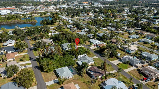 an aerial view of a city with lots of residential buildings