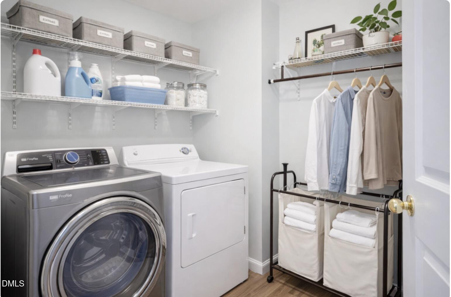904 East Jones Street Raleigh, NC 27601 - Photo 14 of 21 a utility room with dryer and washer