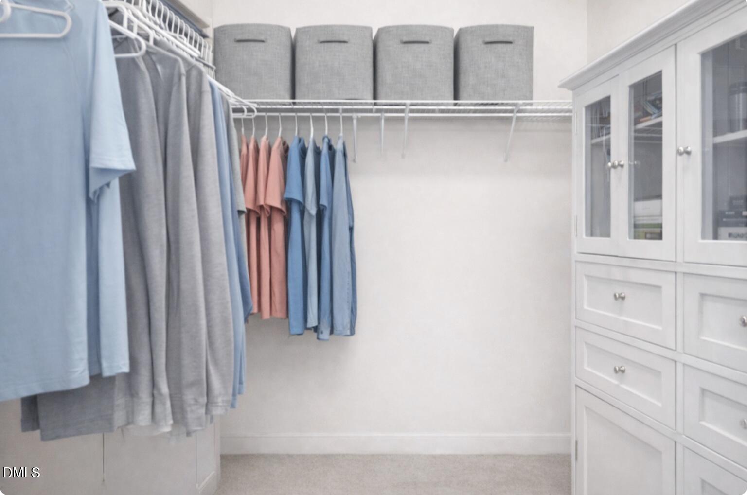 904 East Jones Street Raleigh, NC 27601 - Photo 9 of 21 a view of walk in closet with empty racks