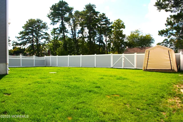 a view of a back yard