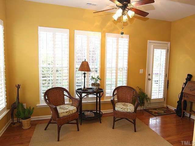 3505 Cathedral Bell Road Raleigh, NC 27614 - Photo 3 of 11 Great Sunroom overlooking Golf Course, Hardwood Floors, Planation Shutters