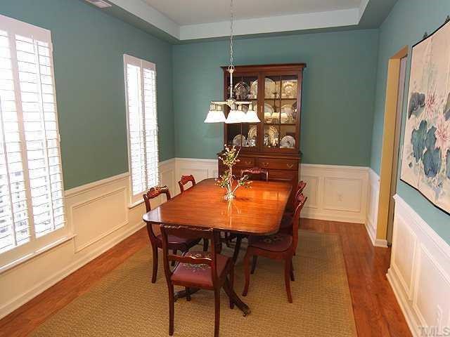 3505 Cathedral Bell Road Raleigh, NC 27614 - Photo 4 of 11 Lovely Dining Rm. w/ Hardwoods and Planations Shutters