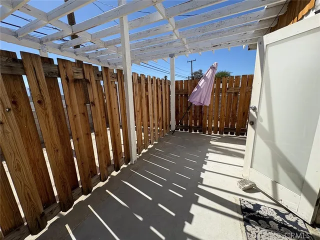 a view of a door of a house